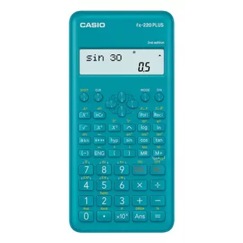 CASIO calculadora científica Fx-220plus-2 azul pantalla de 12 dígitos