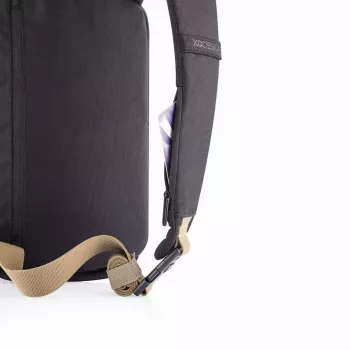 Mochila antirrobo XDDESIGN Bobby Sling – negra, resistente al agua, bolsillos RFID, compartimento para tablet, 4 l, 530 g