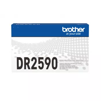 Unidad de tambor Brother DR-2590 original negra para impresora láser, 15.000 páginas de rendimiento, 1 ud.