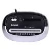 Activejet ASH-1201D trituradora de papel, P-3, 12 hojas, 25 l, fragmentos de 5x38 mm, negro/plateado