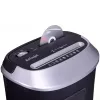 Activejet ASH-1201D trituradora de papel, P-3, 12 hojas, 25 l, fragmentos de 5x38 mm, negro/plateado