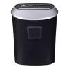 Activejet ASH-1201D trituradora de papel, P-3, 12 hojas, 25 l, fragmentos de 5x38 mm, negro/plateado