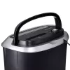 Activejet ASH-1201D trituradora de papel, P-3, 12 hojas, 25 l, fragmentos de 5x38 mm, negro/plateado