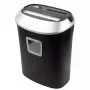 Destructora de papel ActiveJet ASH-1201D, corte en tiras 5 x 38 mm, entrada 22 cm, capacidad 12 hojas, cesta 25 L, P-3, negro