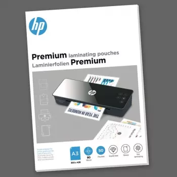 Fundas de plastificar HP 9126, formato A3, pack de 50 uds., grosor máx. 80 µm