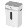 Destructora de papel HP OneShred 12CC corte en partículas P-4 capacidad 12 hojas ancho 22 cm cesta 23 L 4×35 mm 65 dB blanca