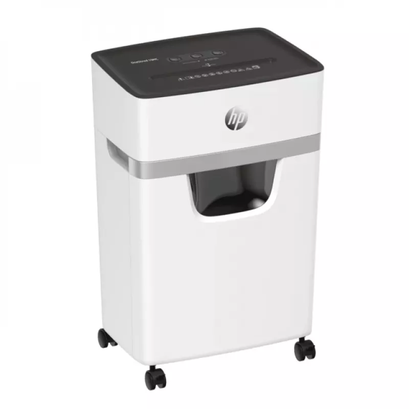 Destructora de papel HP OneShred 10MC corte micro 65 dB 22 cm blanca