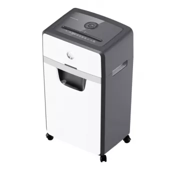 Destructora de papel HP 2808 corte micro 65 dB 22 cm blanca, negra