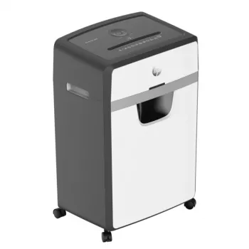 Destructora de papel HP 2808 corte micro 65 dB 22 cm blanca, negra