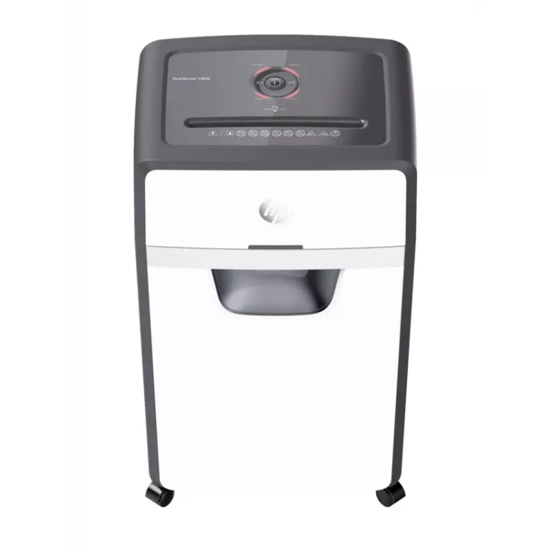 Destructora de papel HP 2808 corte micro 65 dB 22 cm blanca, negra