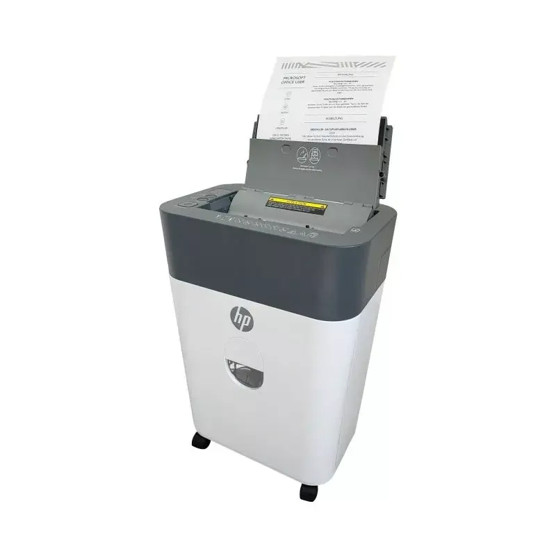 Destructora de papel HP OneShred Auto 100CC corte cruzado 68 dB 22 cm blanca
