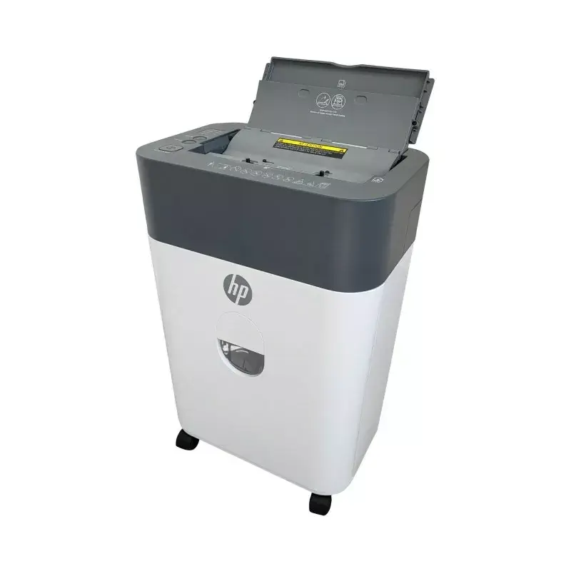 Destructora de papel HP OneShred Auto 100CC corte cruzado 68 dB 22 cm blanca
