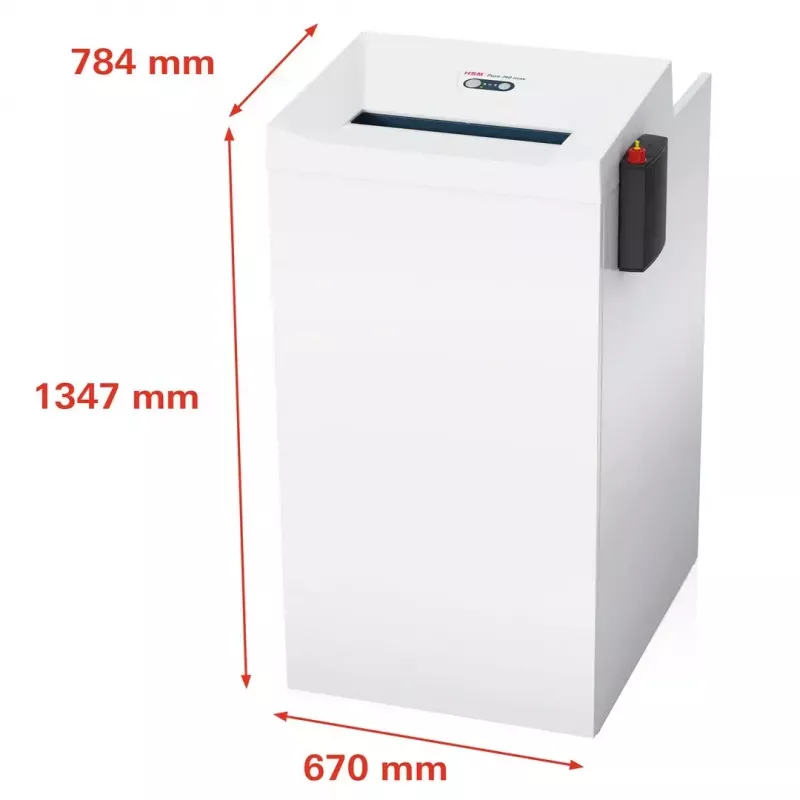 HSM Pure 740 trituradora de papel, fragmentos de 4,5x30 mm
