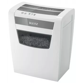 Destructora de papel Leitz IQ Home Office P4, corte en partículas, 22 cm, 4 x 28 mm, 23 L, 225 hojas, 58 dB