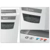 Leitz IQ Home Office P4 trituradora de papel, corte en partículas, 22 cm, 4 x 28 mm, 10 hojas, 23 l, blanco