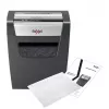 Destructora de papel REXEL Momentum X410 — corte en partículas P-4, 4 x 28 mm, capacidad 10 hojas, cesta 23 litros, antiatascos
