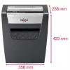 Destructora de papel REXEL Momentum X410 — corte en partículas P-4, 4 x 28 mm, capacidad 10 hojas, cesta 23 litros, antiatascos
