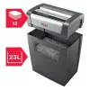Destructora de papel REXEL Momentum X312 — corte en partículas P-3, capacidad 12 hojas, depósito 23 l, 5 x 42 mm