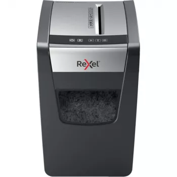 Destructora de papel Rexel Momentum X410-SL Slimline corte cruzado P4, corte cruzado, 4 x 28 mm, 23 l, 225 hojas, 62 dB, botones