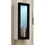Vitrina Cama Meble VIGO 90 — vitrina de cristal de pared 90×350×320 mm blanco/negro brillo