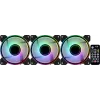 Kit Aerocool MIRAGE12PRO 3xFan PC 12cm ARGB 6 Pins Hub Silent negro