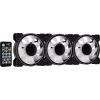 Kit Aerocool MIRAGE12PRO 3xFan PC 12cm ARGB 6 Pins Hub Silent negro