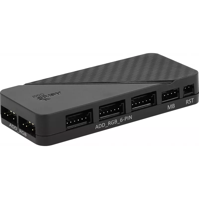 Kit Aerocool MIRAGE12PRO 3xFan PC 12cm ARGB 6 Pins Hub Silent negro