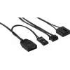 Kit Aerocool MIRAGE12PRO 3xFan PC 12cm ARGB 6 Pins Hub Silent negro
