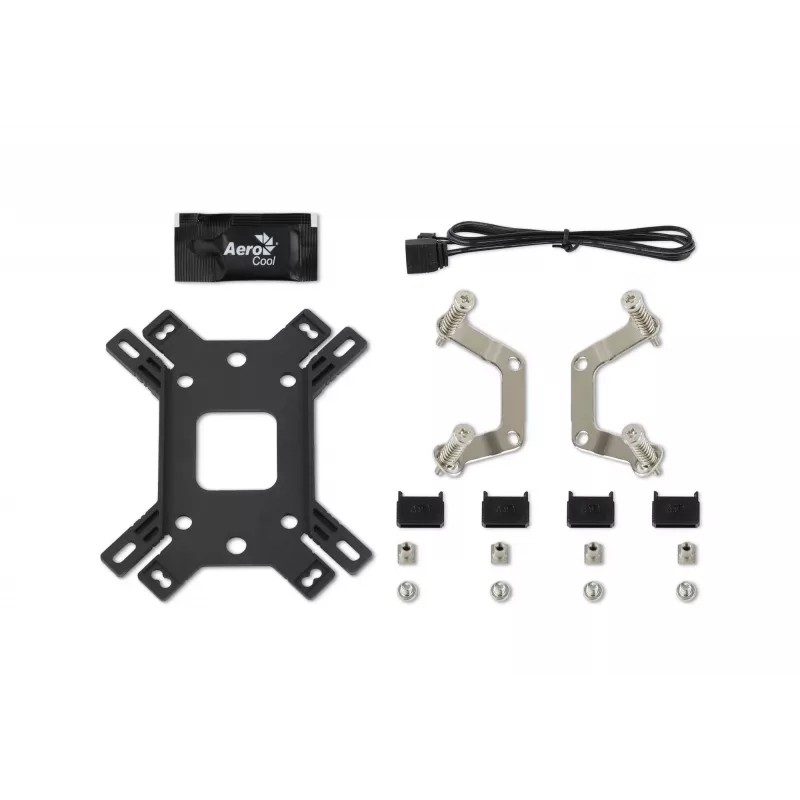 Ventilador de aire AEROCOOL Mirage 5, 5 heatpipes de 6 mm, ventilador de 60 mm, TDP 150 W, negro