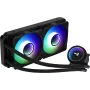 Aerocool PGS Mirage L240 ARGB refrigeración líquida para CPU, 2300 rpm, 4 pines, negra