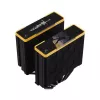 Ventilador de aire DeepCool AK620 Zero Dark Zoria 12 cm negro amarillo
