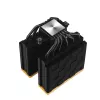 Ventilador de aire DeepCool AK620 Zero Dark Zoria 12 cm negro amarillo
