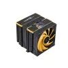 Ventilador de aire DeepCool AK620 Zero Dark Zoria 12 cm negro amarillo