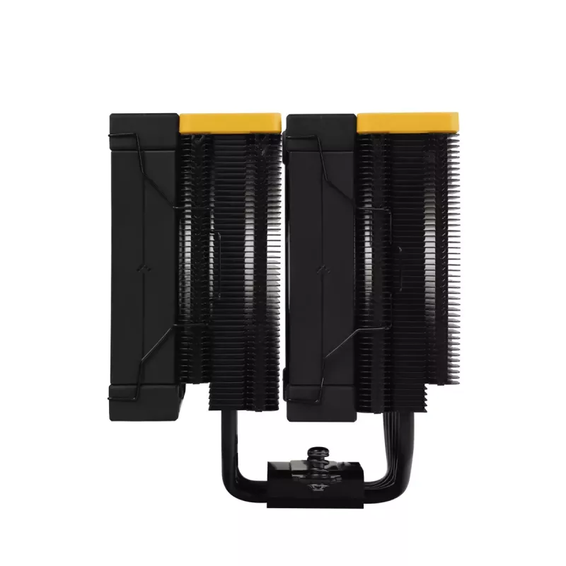 Ventilador de aire DeepCool AK620 Zero Dark Zoria 12 cm negro amarillo