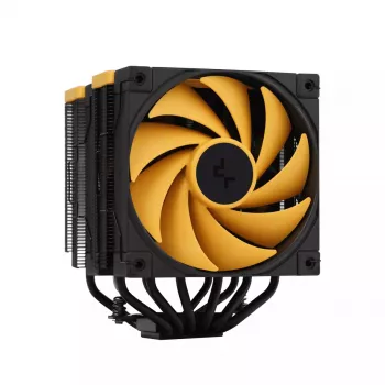 Ventilador de aire DeepCool AK620 Zero Dark Zoria 12 cm negro amarillo