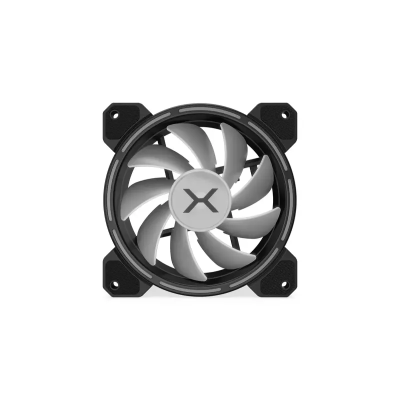 Ventilador de carcasa KRUX KRX0067 120mm ARGB LUNAR 120, 1200 rpm, rodamiento hidráulico, 12 V, LED 5 V, conector de 3 pines, antivibración