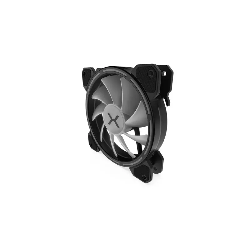 Ventilador de carcasa KRUX KRX0067 120mm ARGB LUNAR 120, 1200 rpm, rodamiento hidráulico, 12 V, LED 5 V, conector de 3 pines, antivibración