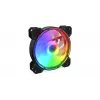 Ventilador de carcasa KRUX KRX0067 120mm ARGB LUNAR 120, 1200 rpm, rodamiento hidráulico, 12 V, LED 5 V, conector de 3 pines, antivibración