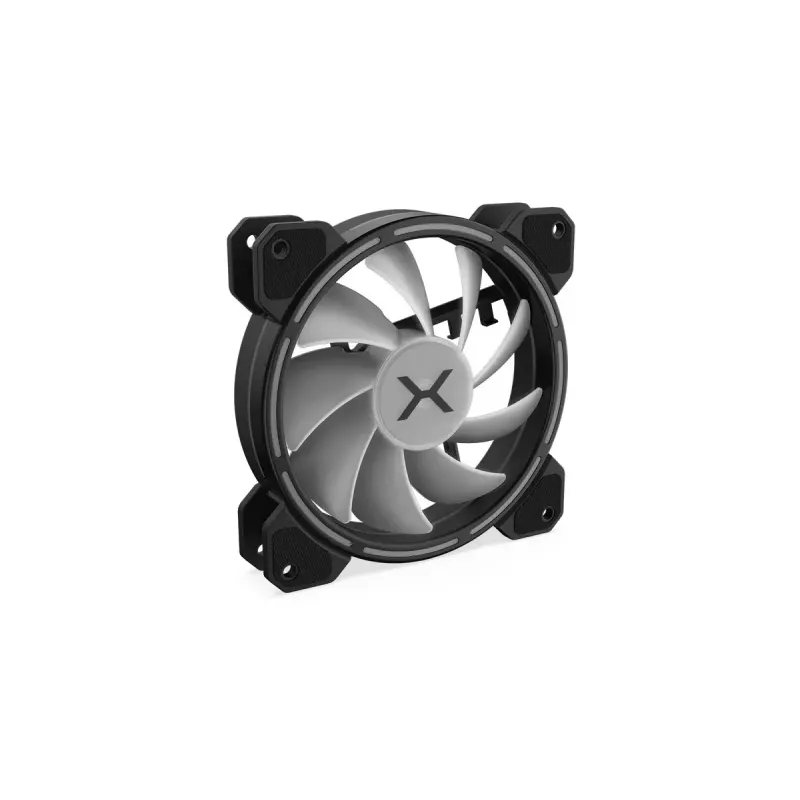 Ventilador de carcasa KRUX KRX0067 120mm ARGB LUNAR 120, 1200 rpm, rodamiento hidráulico, 12 V, LED 5 V, conector de 3 pines, antivibración