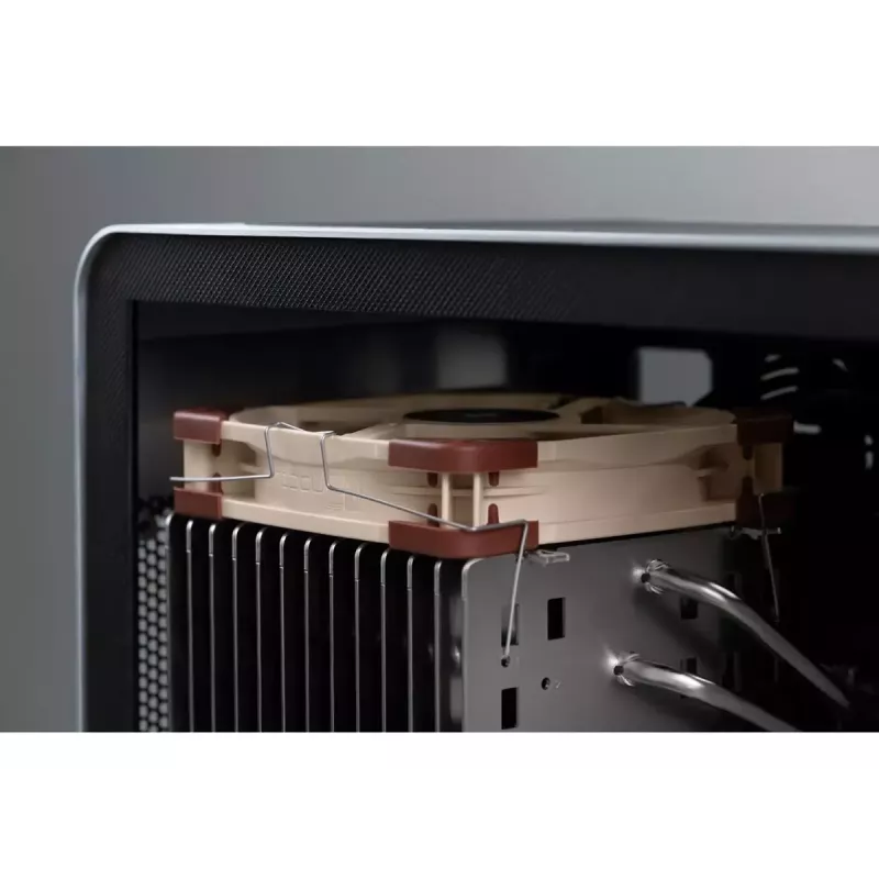 Noctua NF-A12x25 LS-PWM Sterrox ventilador de caja de 120 mm, 120x120x25 mm, 12 V, PWM, 900–1200 RPM, 7,6–12,1 dB, beige/marrón
