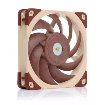 Ventilador Noctua NF-A12x25 de 120 mm, 120×25 mm, 12 V 0,6 W, PWM de 4 pines, 450–1200 RPM, 55,7 m³/h, rodamiento SSO, cable de 0,5 m