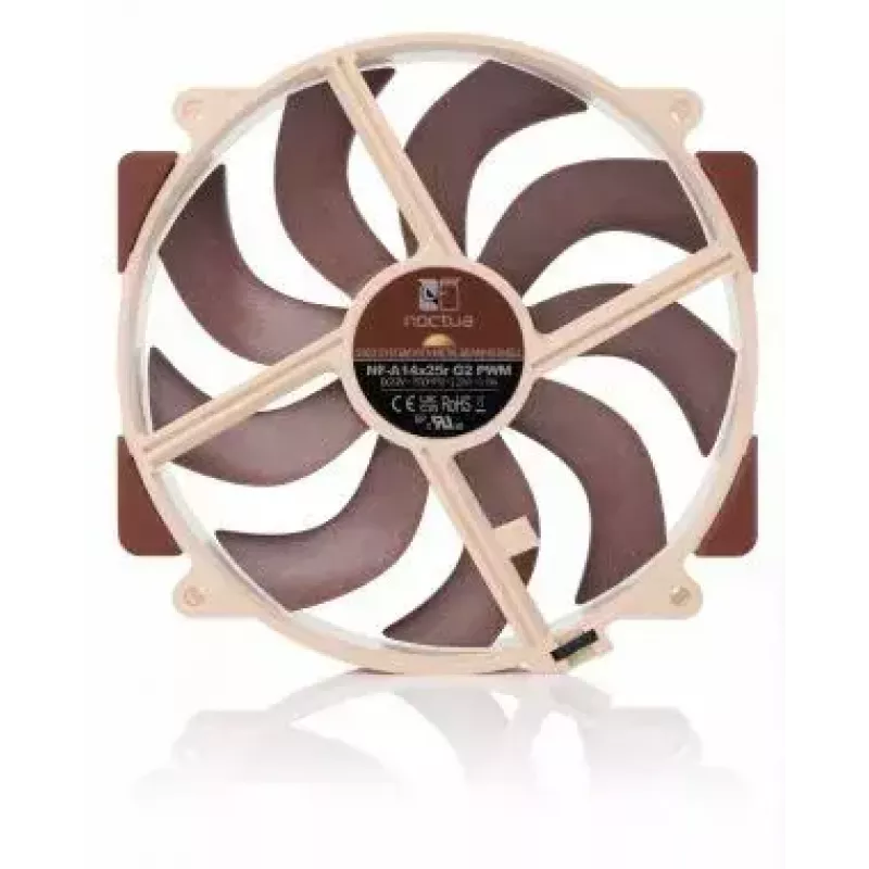 Noctua NF-A14x25r G2 PWM ventilador de caja de 140 mm, 1250–1500 RPM, 19,7–24,8 dB