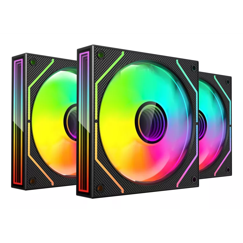 Mars Gaming MF3DPROKIT sistema de refrigeración para PC ventilador para carcasa de PC 12 cm negro