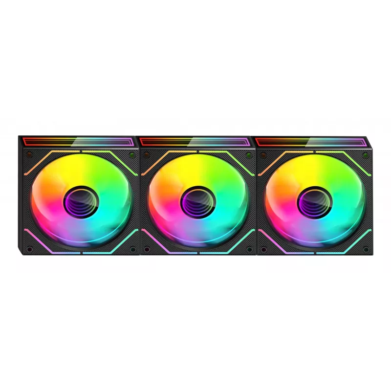 Mars Gaming MF3DPROKIT sistema de refrigeración para PC ventilador para carcasa de PC 12 cm negro