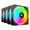 Mars Gaming MFSI4KIT sistema de refrigeración para PC ventilador para carcasa de PC 12 cm negro