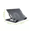 Techly soporte y base refrigeradora para portátiles hasta 17,3