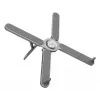 Trust Macy 25647 soporte plegable para portátil, aluminio, hasta 17,3 pulgadas, gris