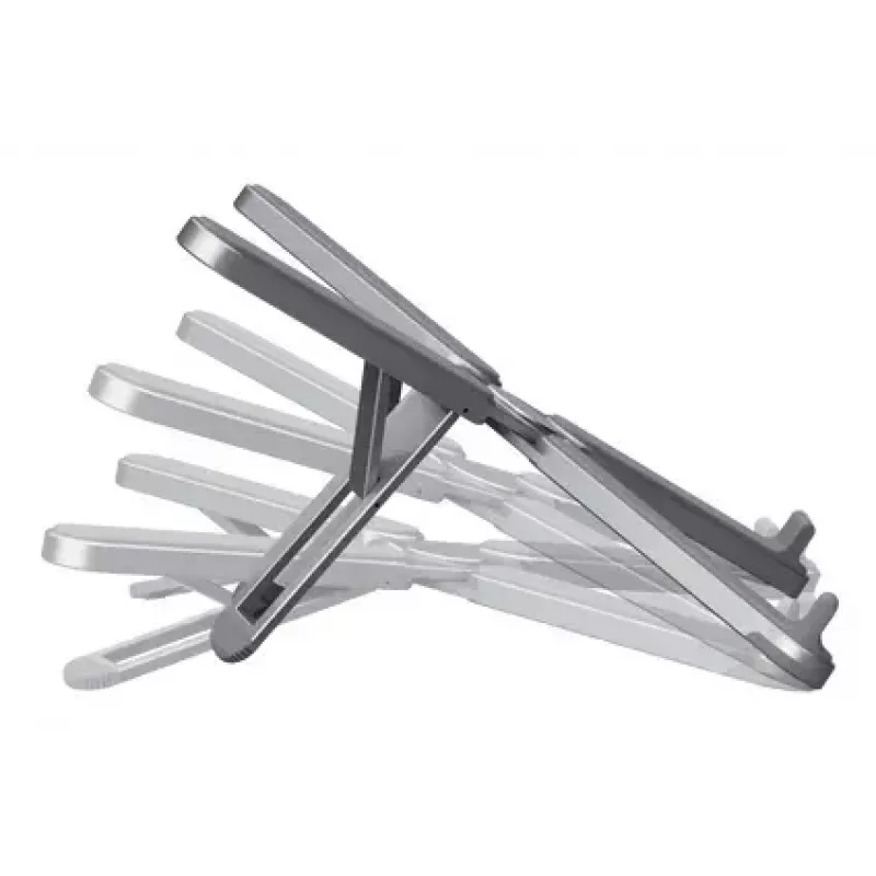 Trust Macy 25647 soporte plegable para portátil, aluminio, hasta 17,3 pulgadas, gris