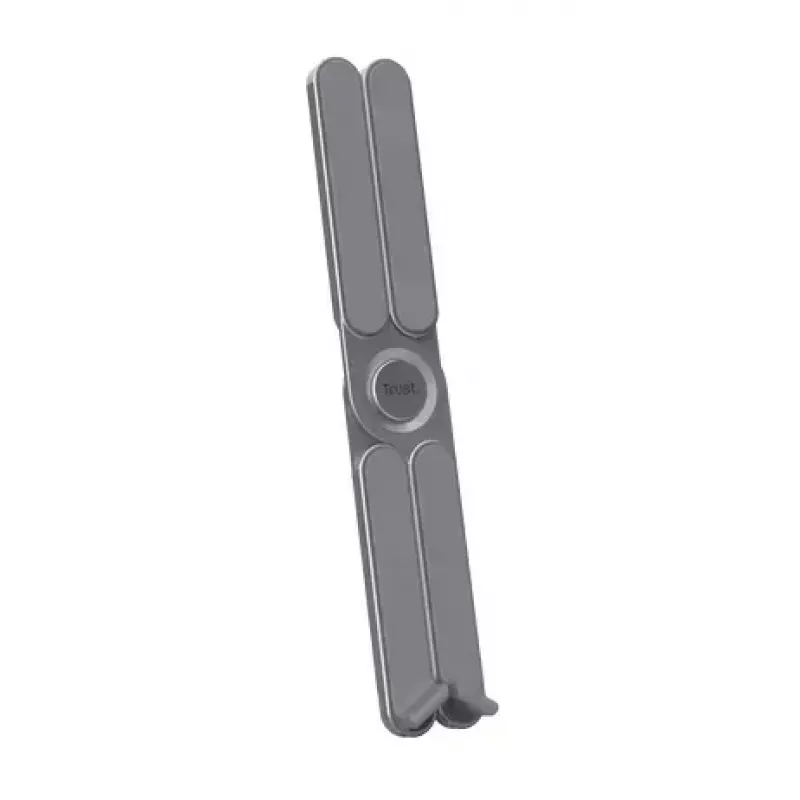 Trust Macy 25647 soporte plegable para portátil, aluminio, hasta 17,3 pulgadas, gris