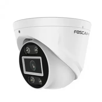 Foscam T5EP cámara IP para exterior, 5 MP, PoE, blanca